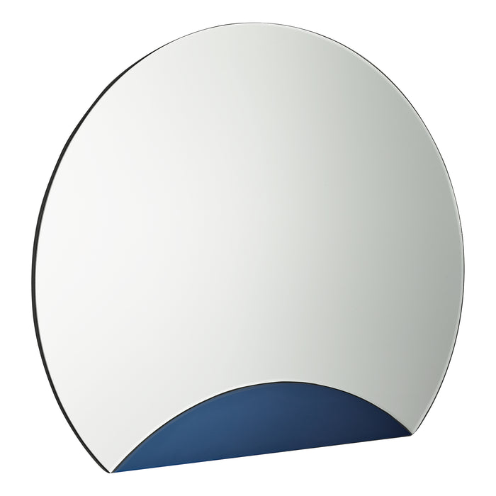 Dar Lighting Rise Mirror With Blue Panel Detail 60 x 70cm • 002RIS60B