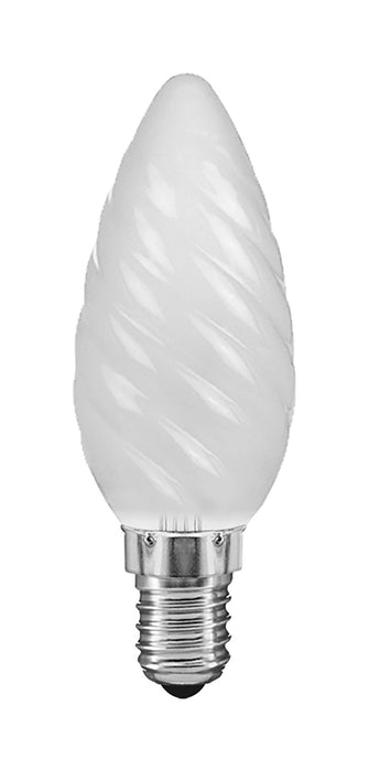 Luxram  Candle 35mm Twisted E14 Frosted 25W Incandescent/T  • 028612025