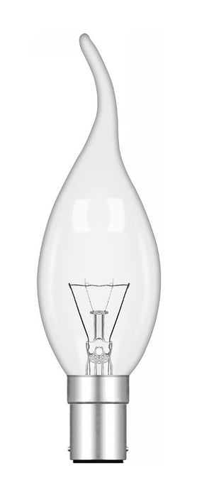 Luxram  Candle Tip B15D Clear 60W Incandescent/T  • 028703060