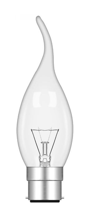 Luxram  Candle Tip B22 Clear 60W Incandescent/T  • 028704060