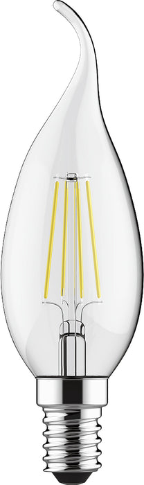 Luxram Value Classic LED Candle Tip E14 Dimmable 5.5W 4000K Natural White, 600lm, Clear Finish, 3yrs Warranty  • 1411893
