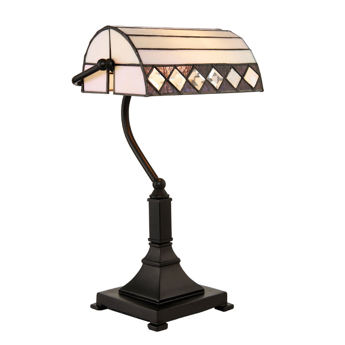 Fargo Banker Tiffany Table Lamp