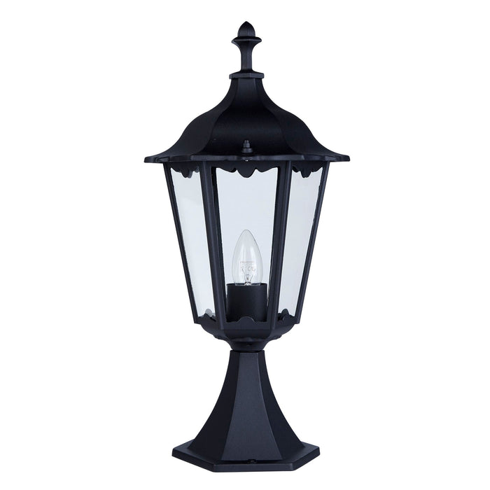 Searchlight Alex Outdoor Post Lamp - Small 1Lt Black  Ht55 • 82503BK