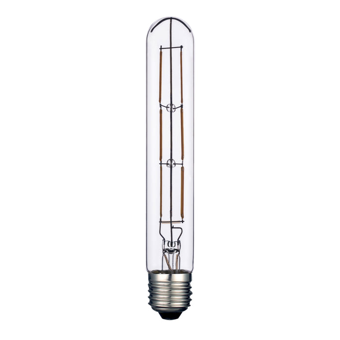 Dar Lighting BUL-E27-LED-25 Medium Tube LED 6w 600 Lumens Dimmable Clear (Pack Of 5)