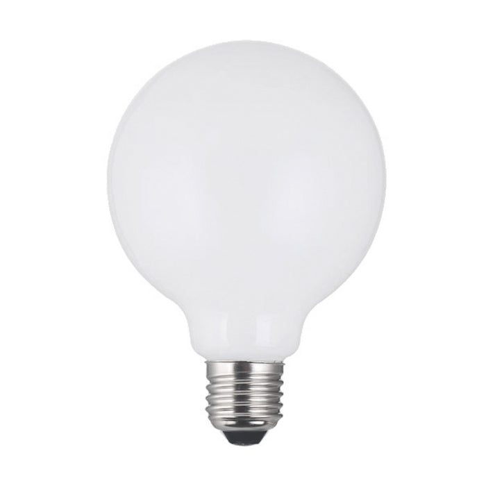 Dar Lighting BUL-E27-LED-26 Medium Globe LED 6w 750 Lumens Dimmable Opal (Pack Of 5)