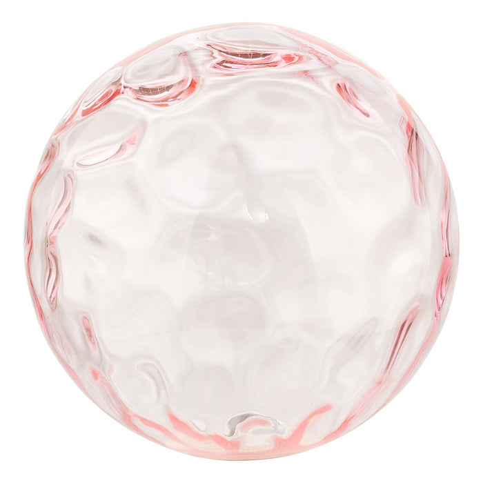 Dar Lighting GL13 Mix & Match Pink Dimpled Glass • GL13
