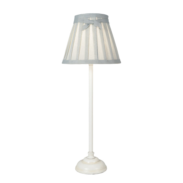 Dar Lighting Grace Table Lamp Antique White With Shade • GRA422