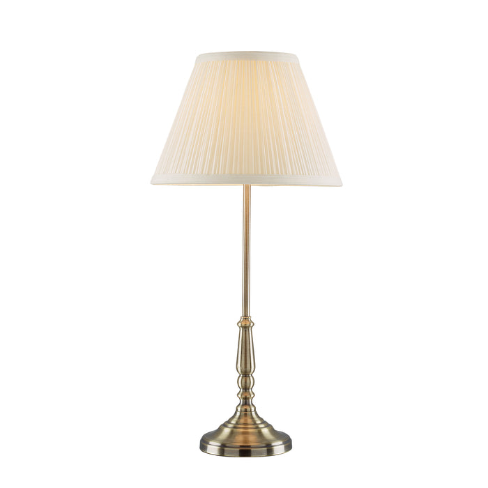 Laura Ashley Elliot Table Lamp Antique Brass With Shade • LA3406958-Q