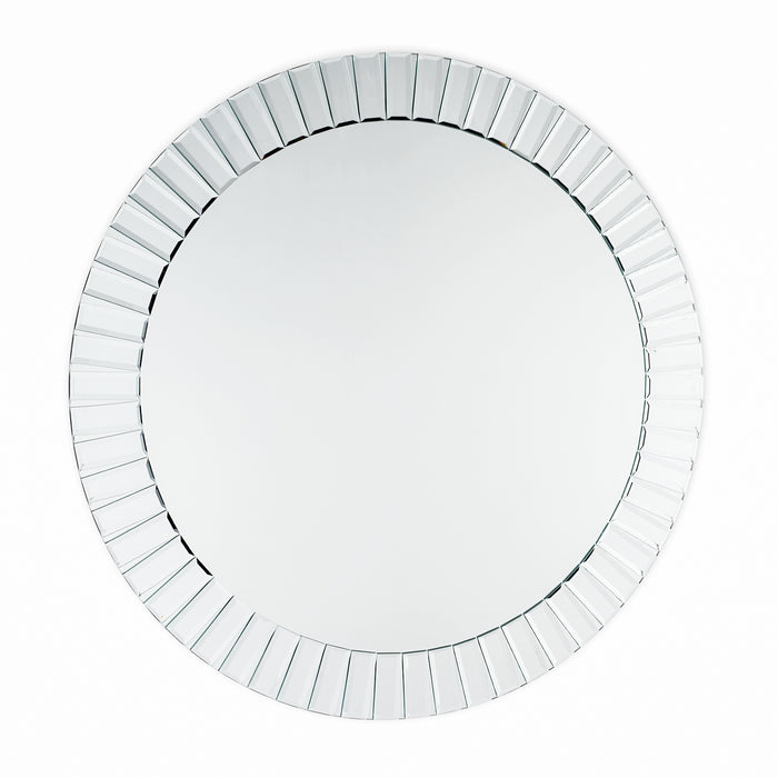 Laura Ashley Capri Large Bevelled Round Mirror 100cm • LA3488381-Q