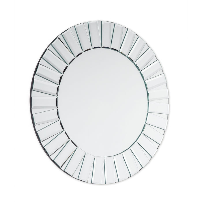 Laura Ashley Capri Small Round Bevelled Mirror 60cm • LA3503868-Q