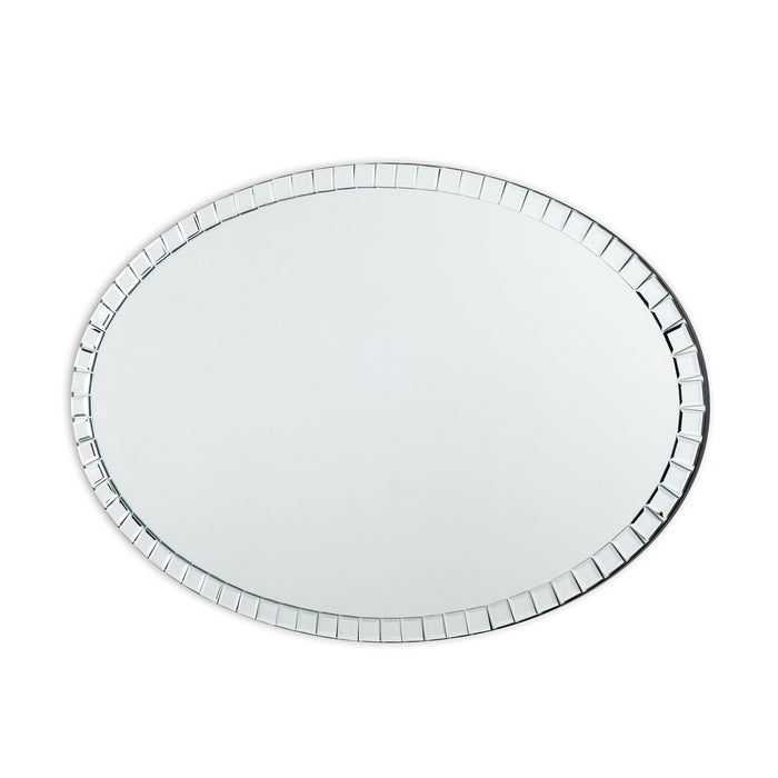 Laura Ashley Marcella Oval Mirror 80 x 53cm • LA3520585-Q