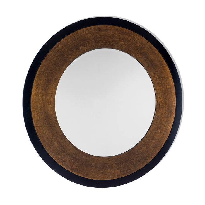Laura Ashley Cara Large Round Mottled Bronze Mirror 110cm • LA3624477-Q