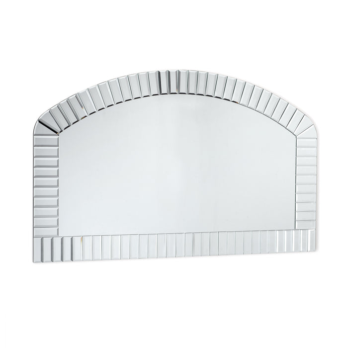 Laura Ashley Capri Arched Over Mantel Bevelled Mirror 78 x 125cm • LA3691929-Q
