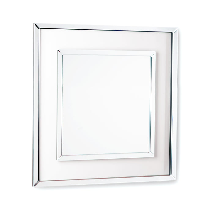 Laura Ashley Evie Square Mirror Clear Frame 90 x 90cm • LA3691931-Q