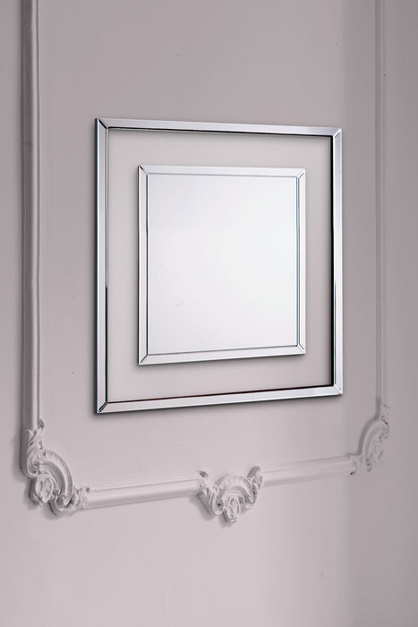 Laura Ashley Evie Square Mirror Clear Frame 90 x 90cm • LA3691931-Q