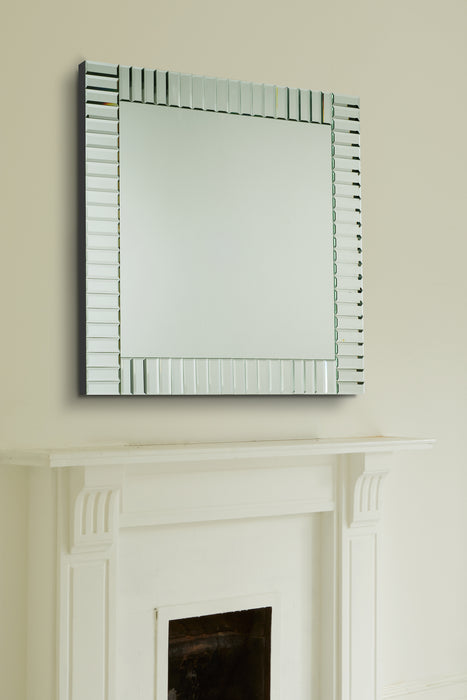 Laura Ashley Capri Large Square Bevelled Mirror 90cm • LA3704779-Q