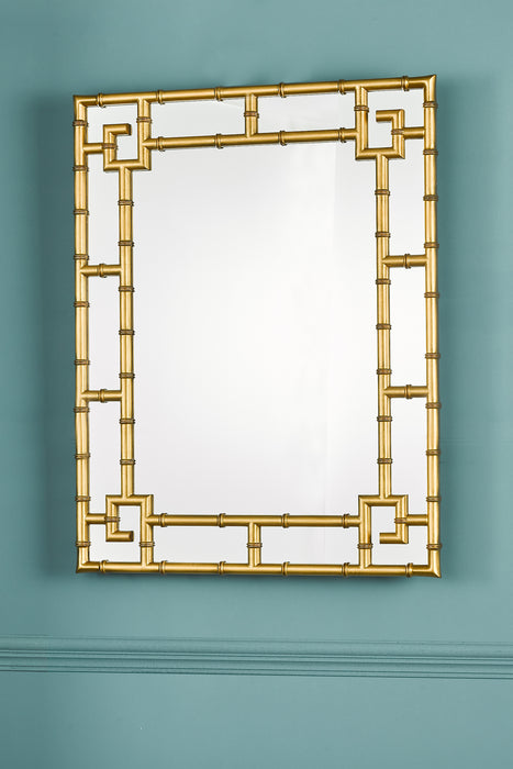 Laura Ashley Shawford Rectangle Mirror Gold Mirror 107 x 81cm • LA3756030-Q