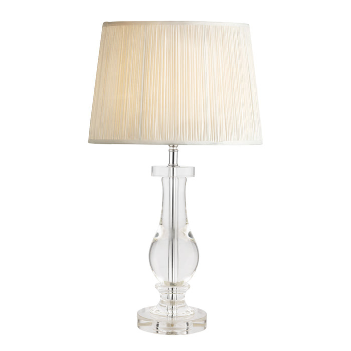 Laura Ashley Mya Table Lamp Glass Polished Chrome Base Only • LA3756054-Q
