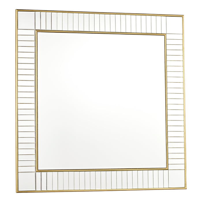Laura Ashley Clemence Square Mirror Gold Leaf 90cm • LA3756124-Q