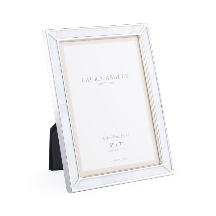 Laura Ashley Oakford Photo Frame Mother Of Pearl 5x7 Inch • LA3756184-Q