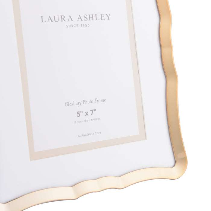 Laura Ashley Glasbury Photo Frame Polished Gold 5x7 inch • LA3756188-Q