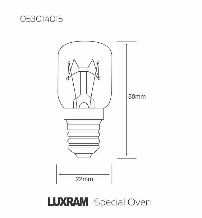 Luxram  Oven E14 300°C 15W  • 053014015