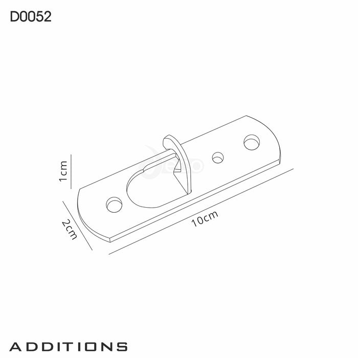 Deco Additions (pack 2) Universal Ceiling Hook Plate • D0052