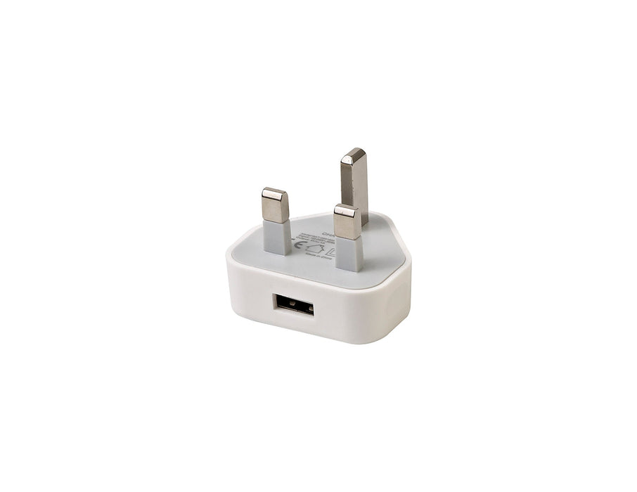 Deco Additions USB White Plugtop 5V, 1A Output • D0567