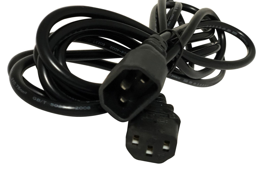 Deco Additions 2m 0.75mm 3 Core Lead With Male & Female IEC Plugs • D0625