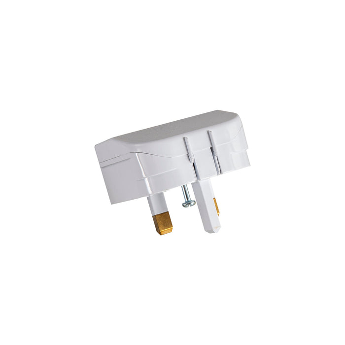 Deco Additions 3A EU-UK White Flip Model Plug Converter • D0712