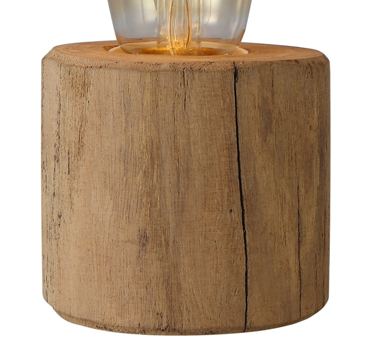 Deco Aida Table Lamp, 1 Light E27, Wood, (Lamps Not Included) • D0559