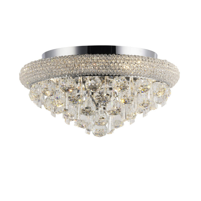 Diyas Alexandra Ceiling 6 Light E14 Polished Chrome/Crystal • IL31445
