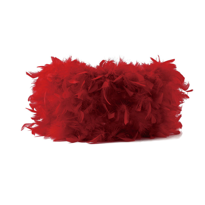 Diyas Arqus Feather Shade Red 410mm x 200mm • ILS10632