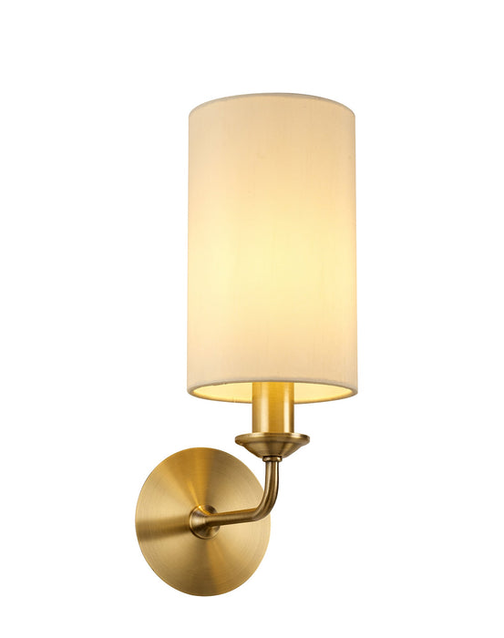 Deco Banyan 1 Light Switched Wall Lamp Without Shade, E14 Antique Brass • D0361