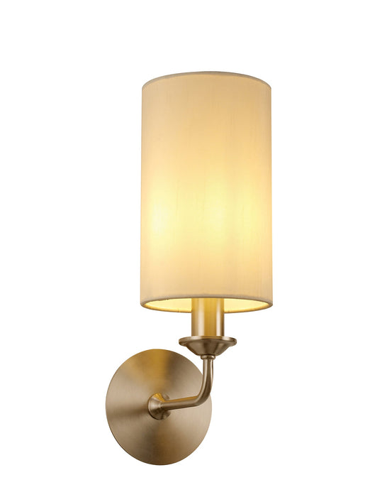 Deco Banyan 1 Light Switched Wall Lamp Without Shade, E14 Satin Nickel • D0362