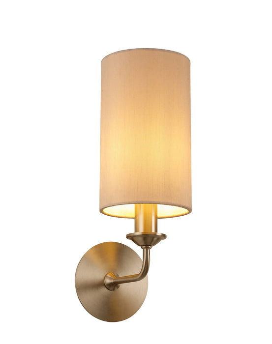 Deco Banyan 1 Light Switched Wall Lamp Without Shade, E14 Satin Nickel • D0362