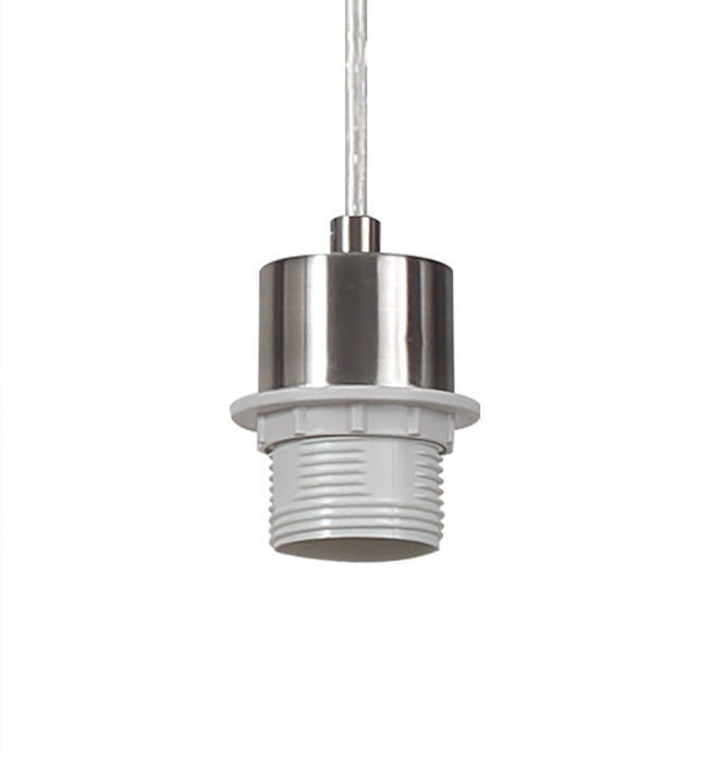 Deco Baymont Polished Chrome 3 Light E27 Universal 2m Linear Pendant, Suitable For A Vast Selection Of Shades • D0603