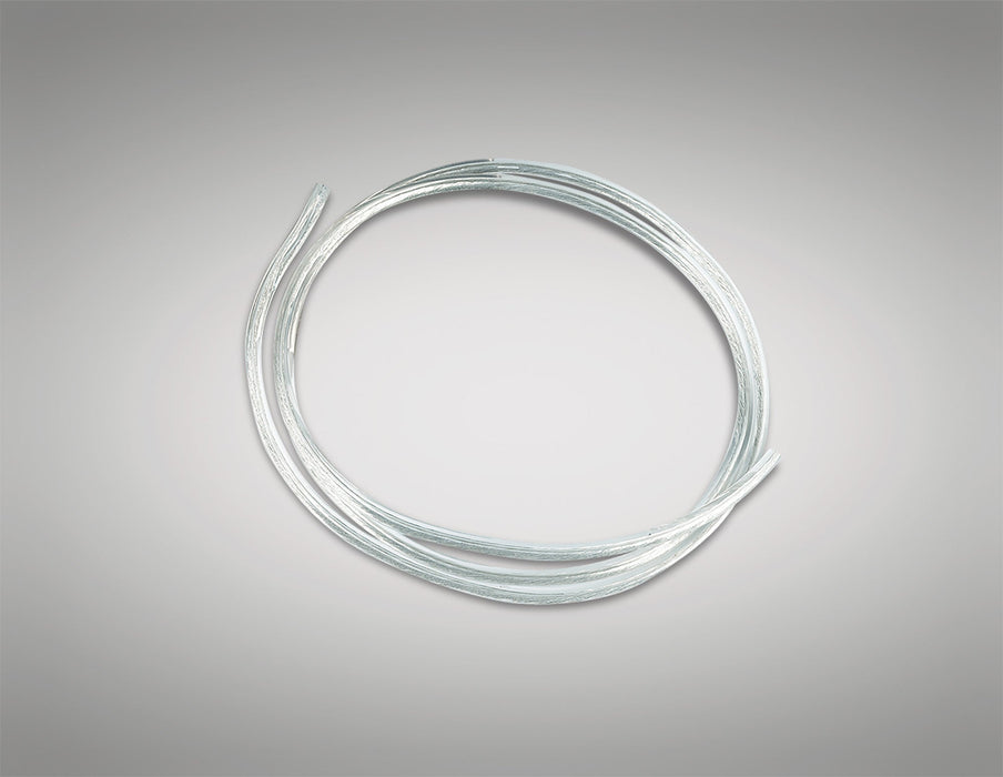 Deco Cavo 1m Clear 2 Core 0.75mm Cable VDE Approved (qty ordered will be supplied as one continuous length) • D0203