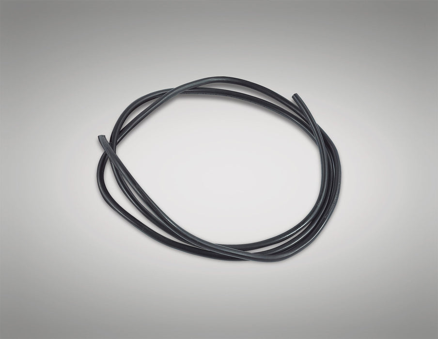 Deco Cavo 1m Black PVC 2 Core 0.75mm Cable VDE Approved (qty ordered will be supplied as one continuous length) • D0205