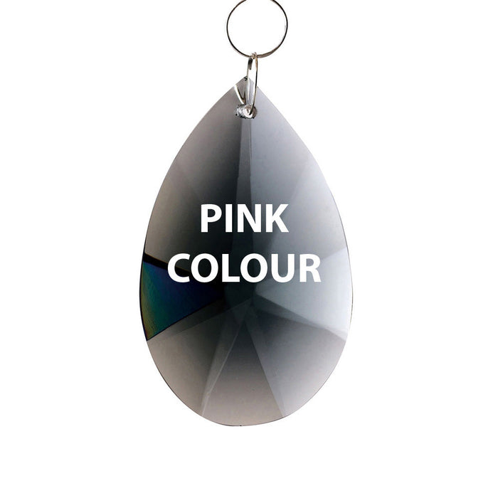 Diyas C20157 Crystal Star Pendalogue Without Ring Pink 50mm • C20157