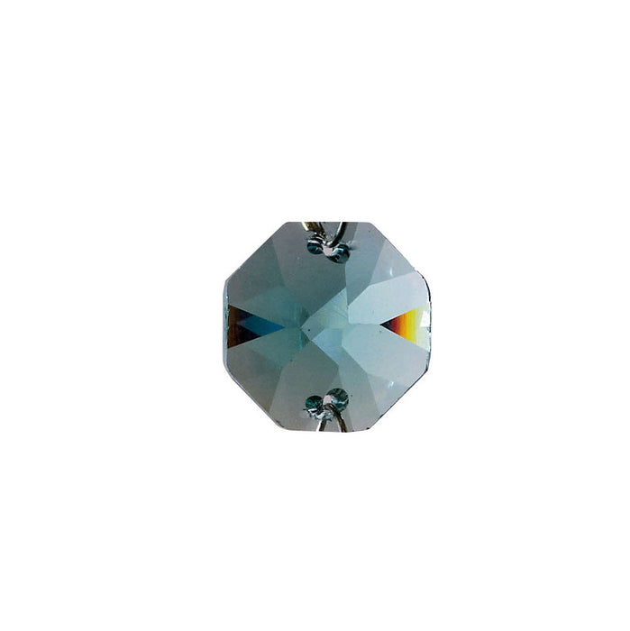 Diyas C50006 Crystal Octagon Without Ring Turquoise 14mm • C50006