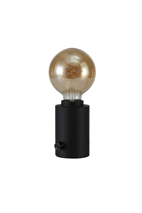 Deco Delp Table Lamp, 1 Light E27, Dimmable, Sand Black, (Lamps Not Included) • D0554