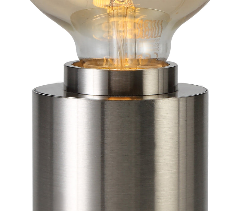 Deco Delp Table Lamp, 1 Light E27, Dimmable, Sand Nickel, (Lamps Not Included) • D0555