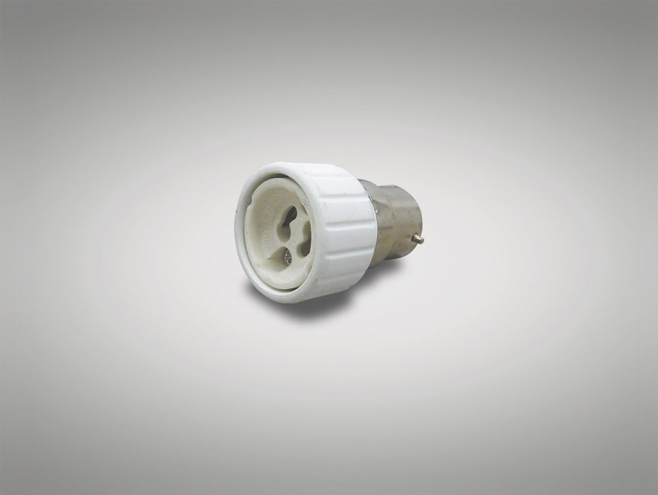 Deco Deco Elements B22 Lampholder to GU10 Lamp Socket Converter Maximum Wattage 50W • D0222