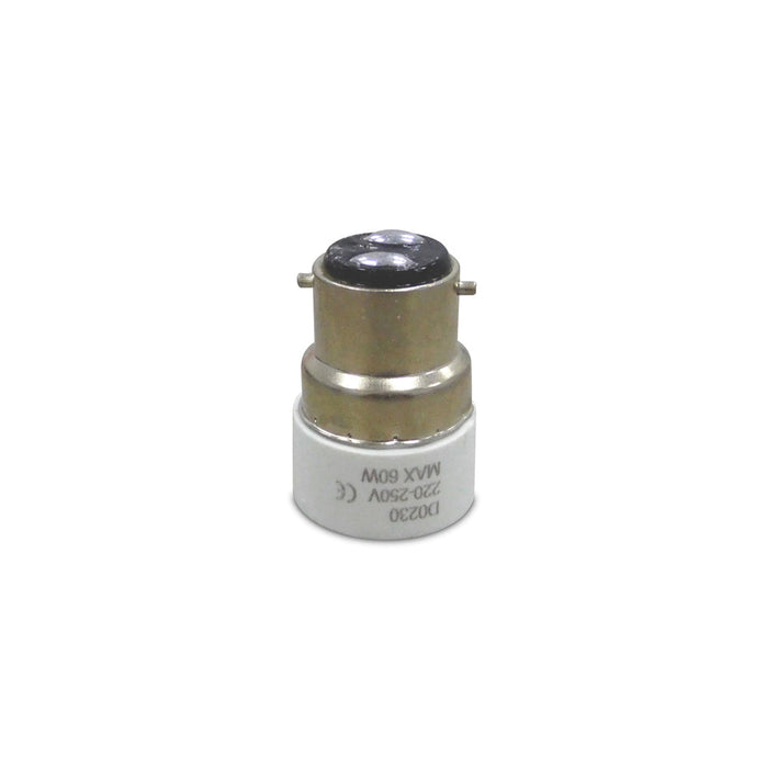 Deco Deco Elements B22 Lampholder to E14 Lamp Socket Converter Maximum Wattage 60W • D0230