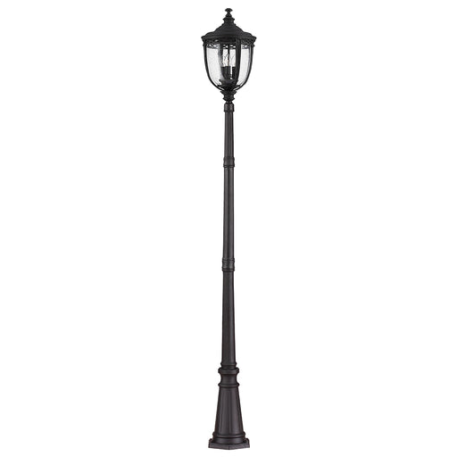 Elstead Lighting FE/EB5/LBLK English Bridle Black Large Outdoor Lamp Post