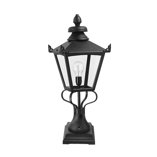 Elstead Lighting GN1 Grampian Black Outdoor Pedestal Lamp