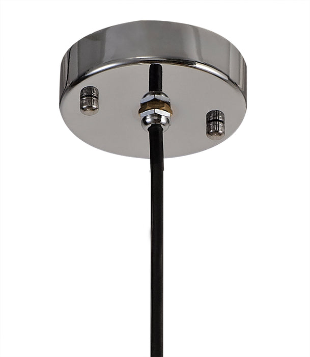 Regal Lighting SL-1602 1 Light Outdoor Ceiling Pendant Titanium Silver & Polished Chrome IP65