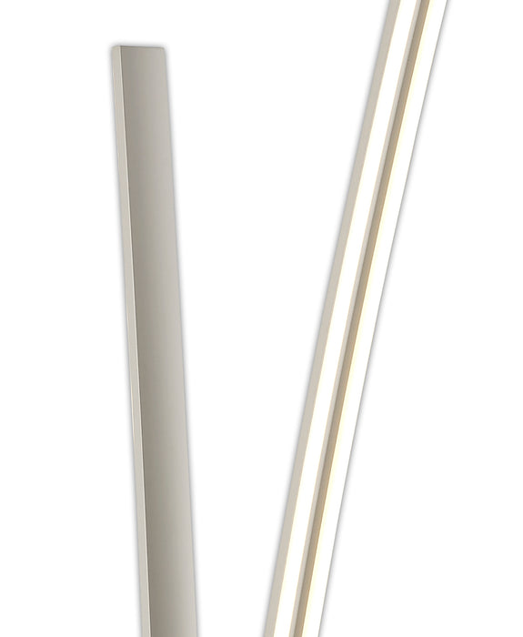 Regal Lighting SL-1889 2 Light LED Floor Lamp White