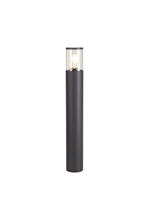 Regal Lighting SL-1681 1 Light Medium Outdoor Post Light Anthracite With Clear Glass IP54